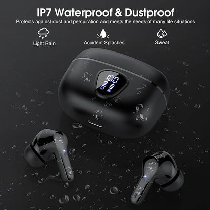 New Wireless Earbuds HiFi Stereo Headphones BT5.3