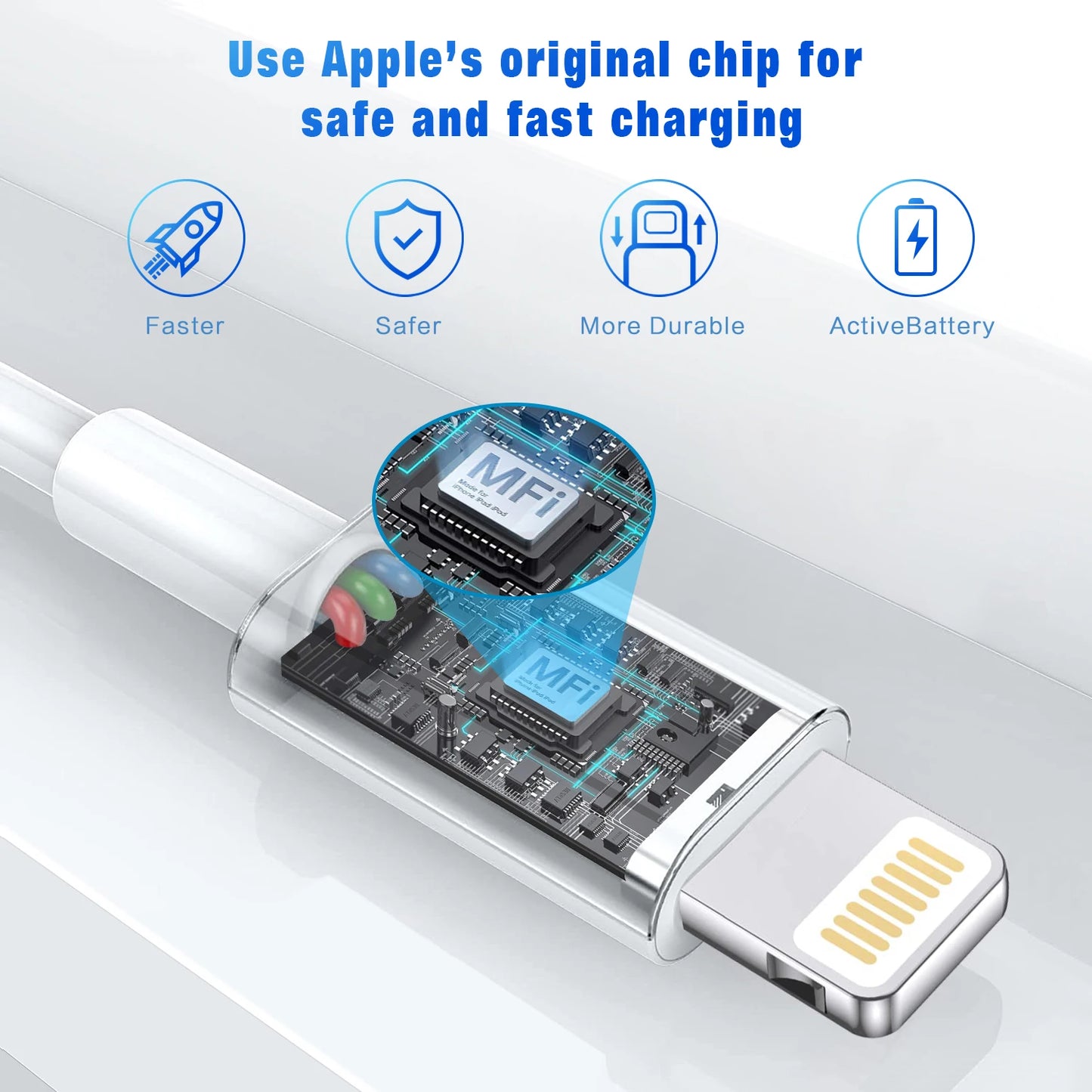 3A USB Cable For iPhone