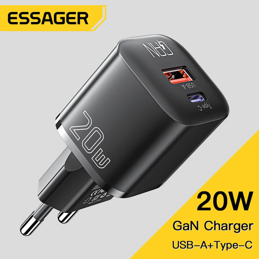 Essager 20W GaN USB Type C Charger